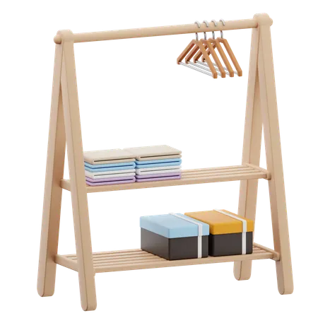 Clothes Rack  3D Icon