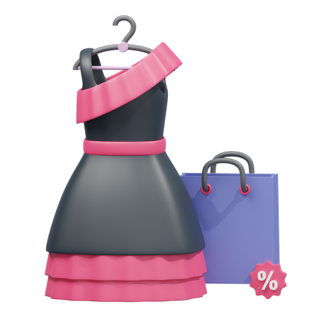 Clothes sale  3D Icon