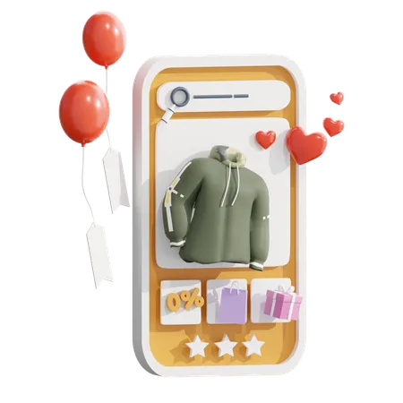 Clothes Shopping  3D Icon