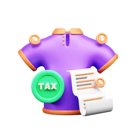 Clothes Tax  3D Icon