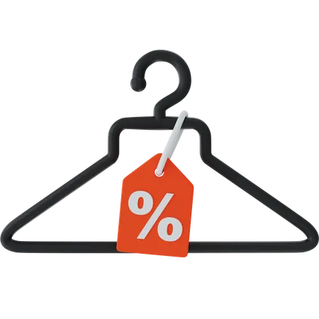 Clothing discount  3D Icon