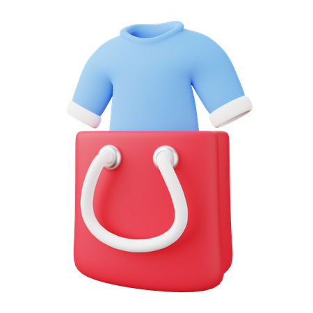 Clothing Merchandise Bag  3D Icon