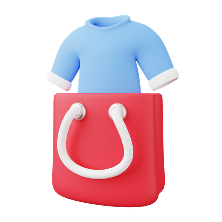 Clothing Merchandise Bag  3D Icon