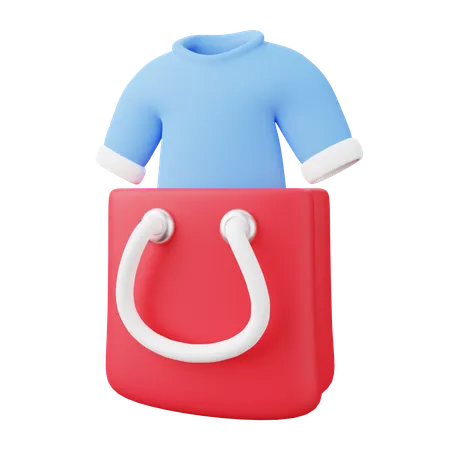 Clothing Merchandise Bag  3D Icon