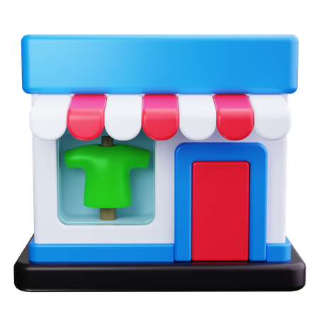 Clothing Store  3D Icon