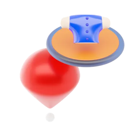 Clothing Store Pin  3D Icon