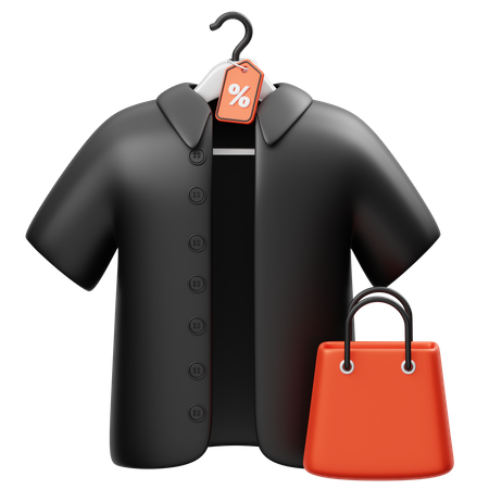 Cloths Sale  3D Icon