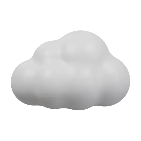 Cloud 3 D Illustration 3D Icon