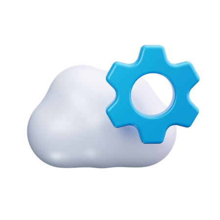 구름  3D Icon