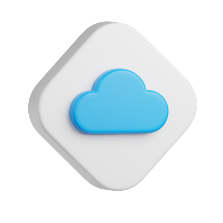 雲  3D Icon