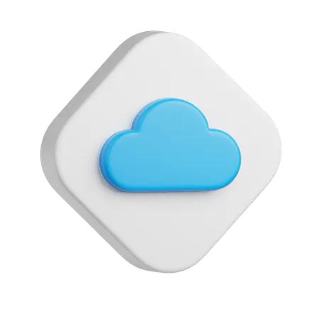 雲  3D Icon