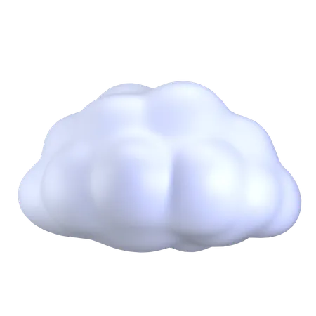 구름  3D Icon