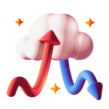 雲  3D Icon