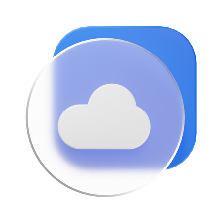 雲  3D Icon