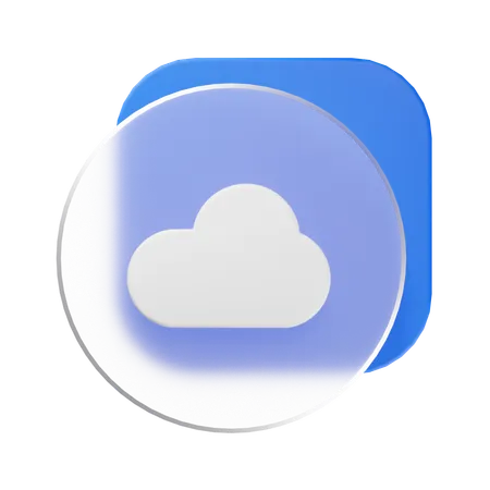 雲  3D Icon