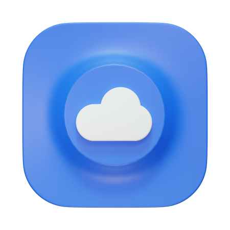 雲  3D Icon