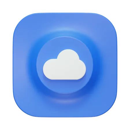 雲  3D Icon