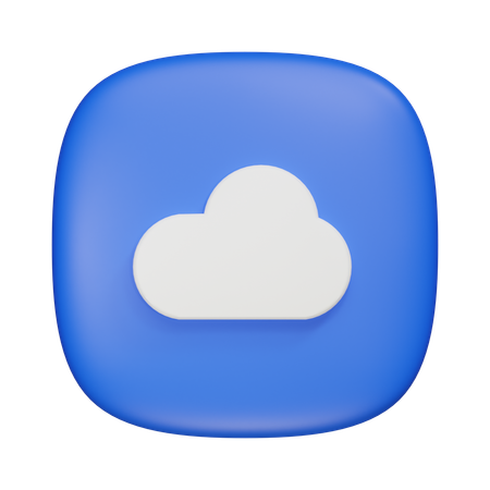 雲  3D Icon