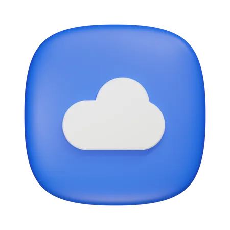 雲  3D Icon