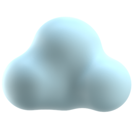 구름  3D Icon