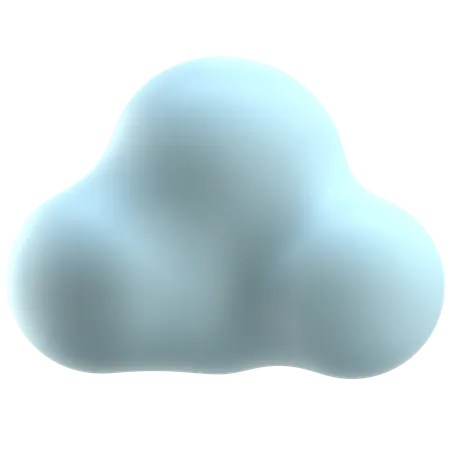 구름  3D Icon