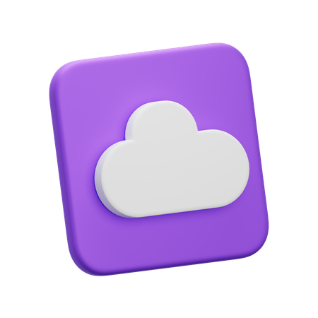 Cloud  3D Icon