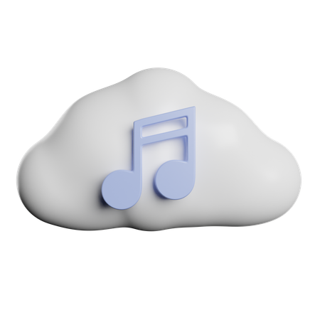 구름  3D Icon