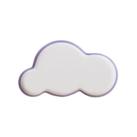 Cloud  3D Icon