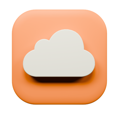 Cloud  3D Icon