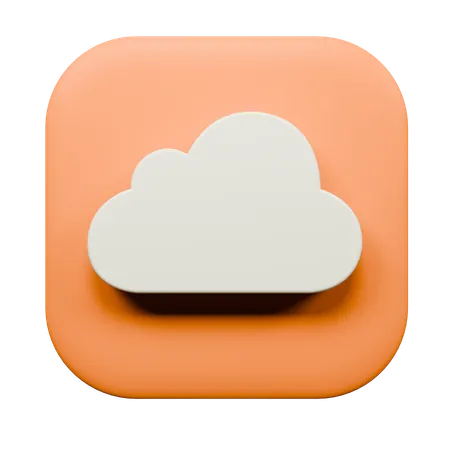 Cloud  3D Icon