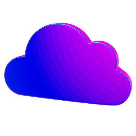 Cloud  3D Icon