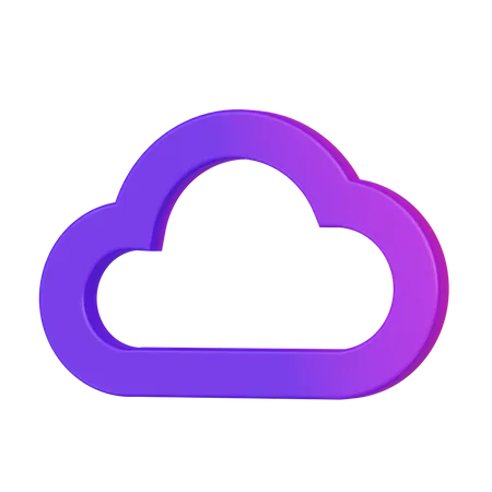 Cloud  3D Icon