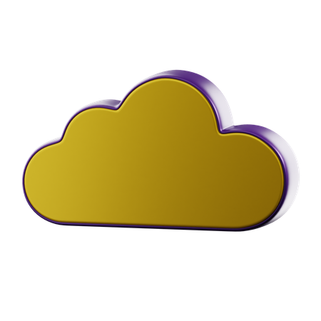 Cloud  3D Icon