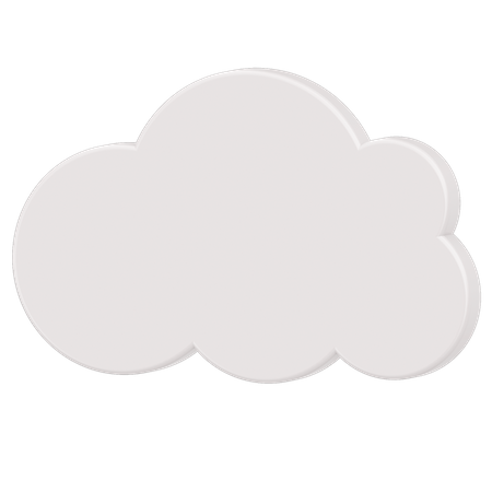 Cloud  3D Icon