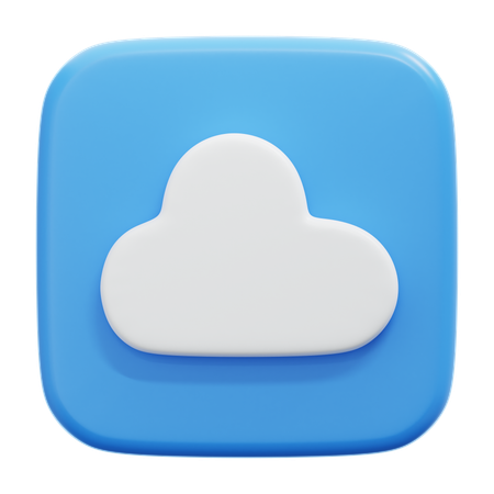 Cloud  3D Icon