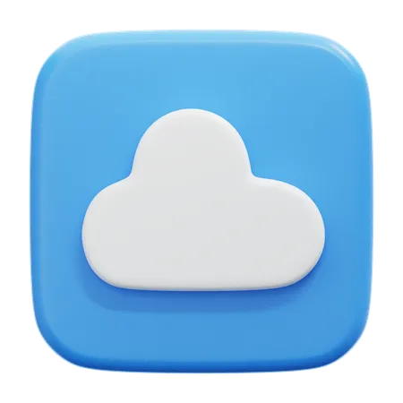 Cloud  3D Icon