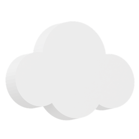 Cloud  3D Icon