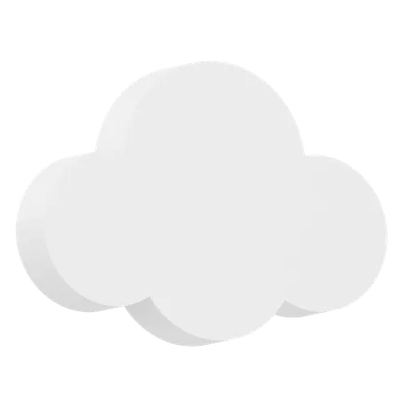 Cloud  3D Icon