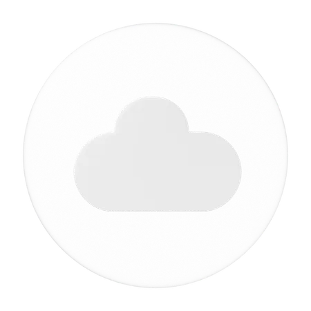 Cloud  3D Icon