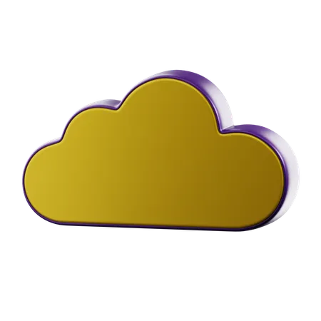 Cloud  3D Icon