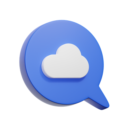 Cloud  3D Icon