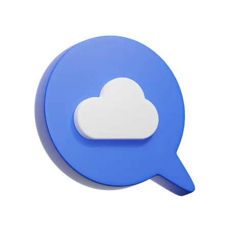 Cloud  3D Icon