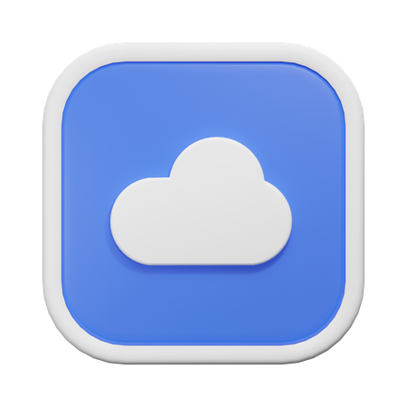 Cloud  3D Icon