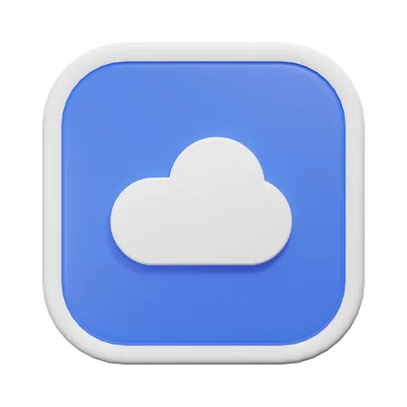 Cloud  3D Icon