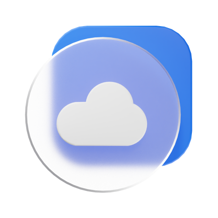 Cloud  3D Icon