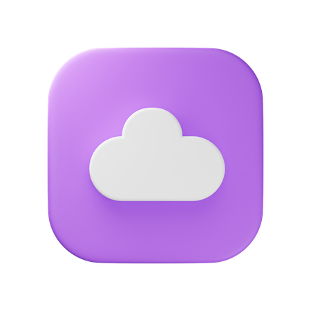 Cloud  3D Icon