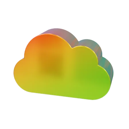 Cloud  3D Icon