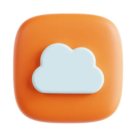 Cloud  3D Icon