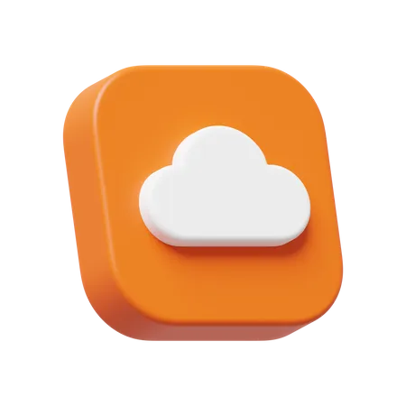 Cloud  3D Icon