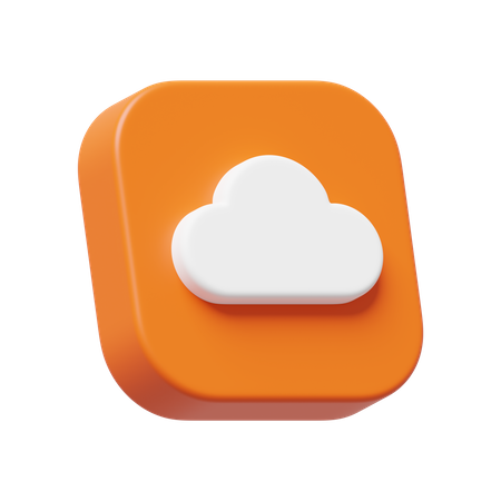 Cloud  3D Icon